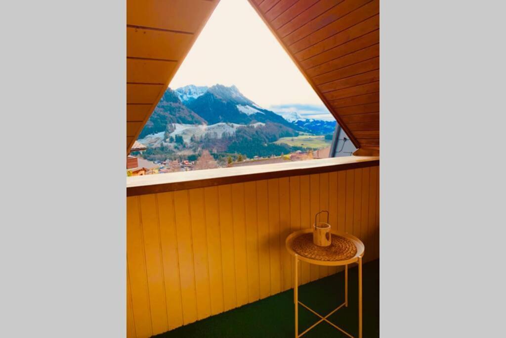 Charmant Et Lumineux Appartement Duplex A Charmey Bagian luar foto